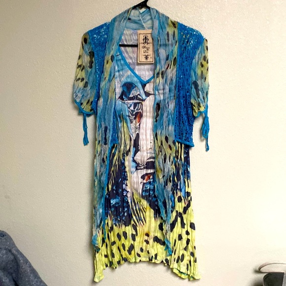 Fleur De Lis Living Other - Fleur De Lis Sexy Sheer Cover-Up Size XL